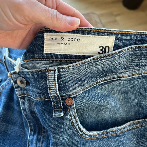 NWOT Rag & Bone Dre Low Rise Slim Boyfriend Jeans 30 - Picture 7 of 14